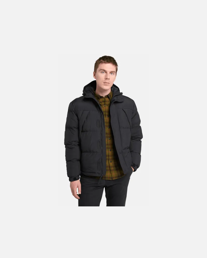 Timberland Strapazierfähige, wasserabweisende Steppjacke für Herren in Schwarz, Herren, Schwarz, Größe Schwarz