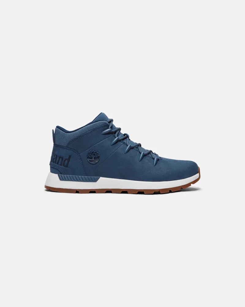 Timberland Sprint Trekker Mid-Top-Sneaker zum Schnüren für Herren in Dunkelblau, Herren, Blau, Größe Blau