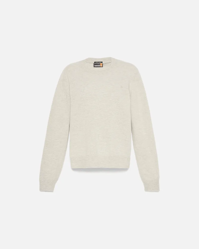 Timberland Rundhalspullover aus Merinowolle für Damen in Beige, Damen, Beige, Größe Beige