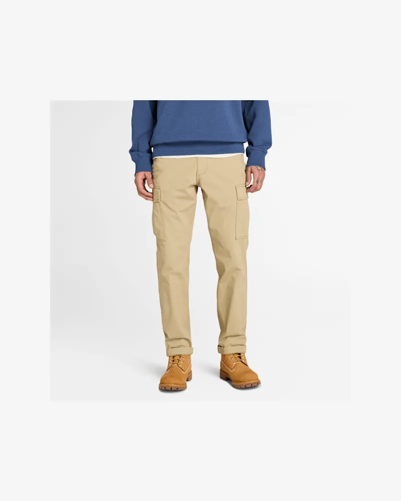 Timberland Timberland Brookline Cargohose aus Twill für Herren in Beige, Herren, Beige, Größe Beige