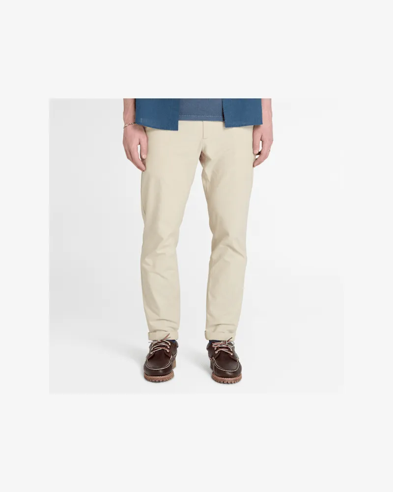 Timberland Jogginghose aus Baumwoll-Leinen-Mischgewebe für Herren in Beige, Herren, Beige, Größe Beige