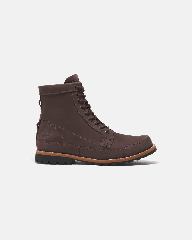 Timberland Halbhoher Timberland Originals Boot zum Schnüren für Herren in Dunkelbraun, Herren, Braun, Größe Braun