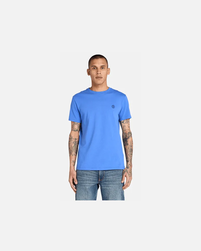 Timberland Dunstan River Kurzarm-T-Shirt für Herren in Blau, Herren, Blau, Größe Blau