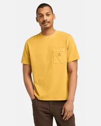 Timberland Merrymack River T-Shirt mit Brusttasche für Herren in , Mann Gelb