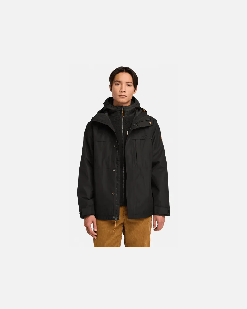 Timberland Benton 3-in-1 Jacke für Herren in Schwarz, Herren, Schwarz, Größe Schwarz