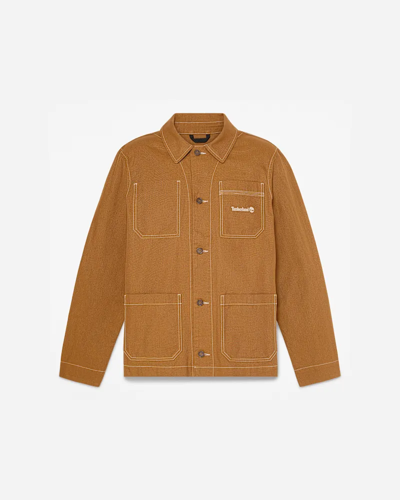 Timberland Chore Jacke aus Canvas in Dunkelgelb, Gelb, Größe Gelb