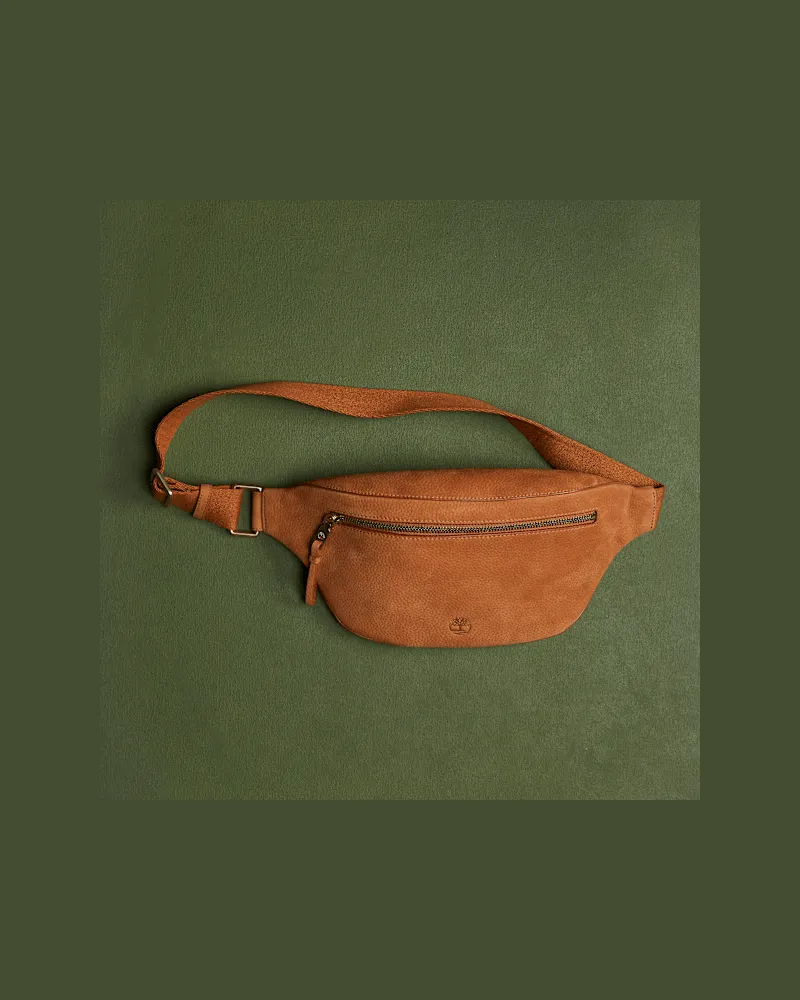 Timberland Umhängetasche aus weichem Leder in Braun, Damen, Braun Braun
