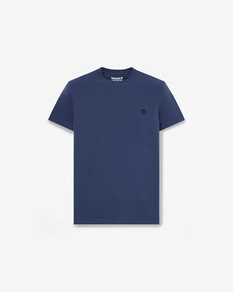 Timberland Dunstan River Kurzarm-T-Shirt mit schmaler Passform für Herren in Dunkelblau, Herren, Blau, Größe Blau