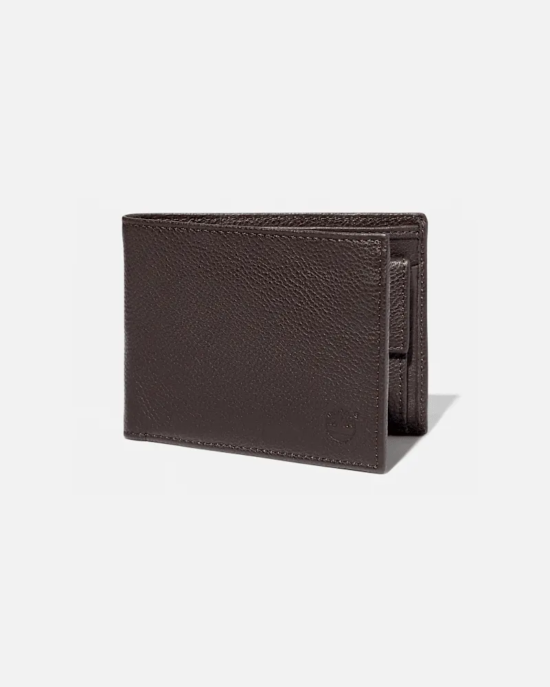 Timberland Große Kennebunk Brieftasche mit Münztasche für Herren in Dunkelbraun, Herren, Braun Braun