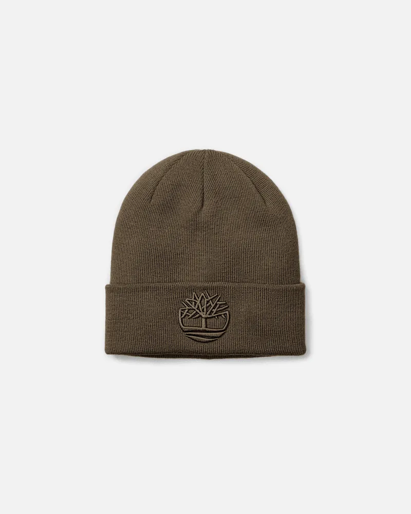 Timberland Mütze mit 3D-Stickerei in Braun, Braun Braun