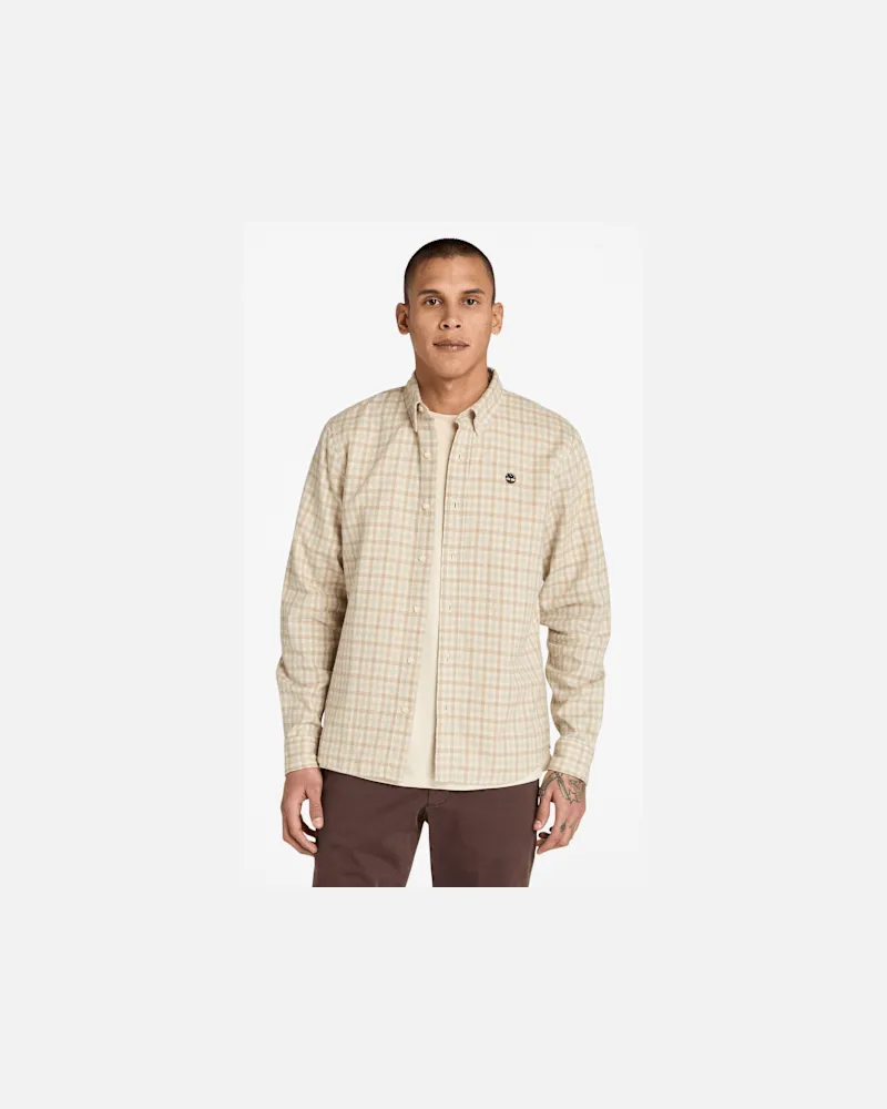 Timberland Solucell Air Vichykarohemd für Herren in Beige, Herren, Beige, Größe Beige