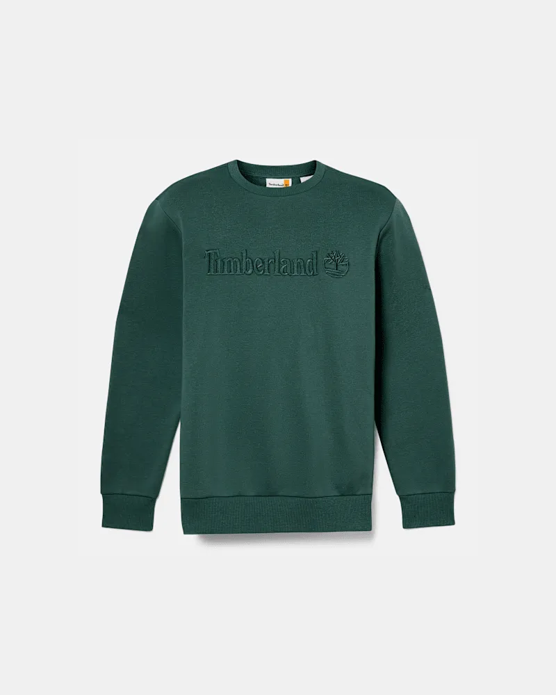 Timberland Hampton Rundhals-Sweatshirt für Herren in Dunkelgrün, Herren, Grün, Größe Grün