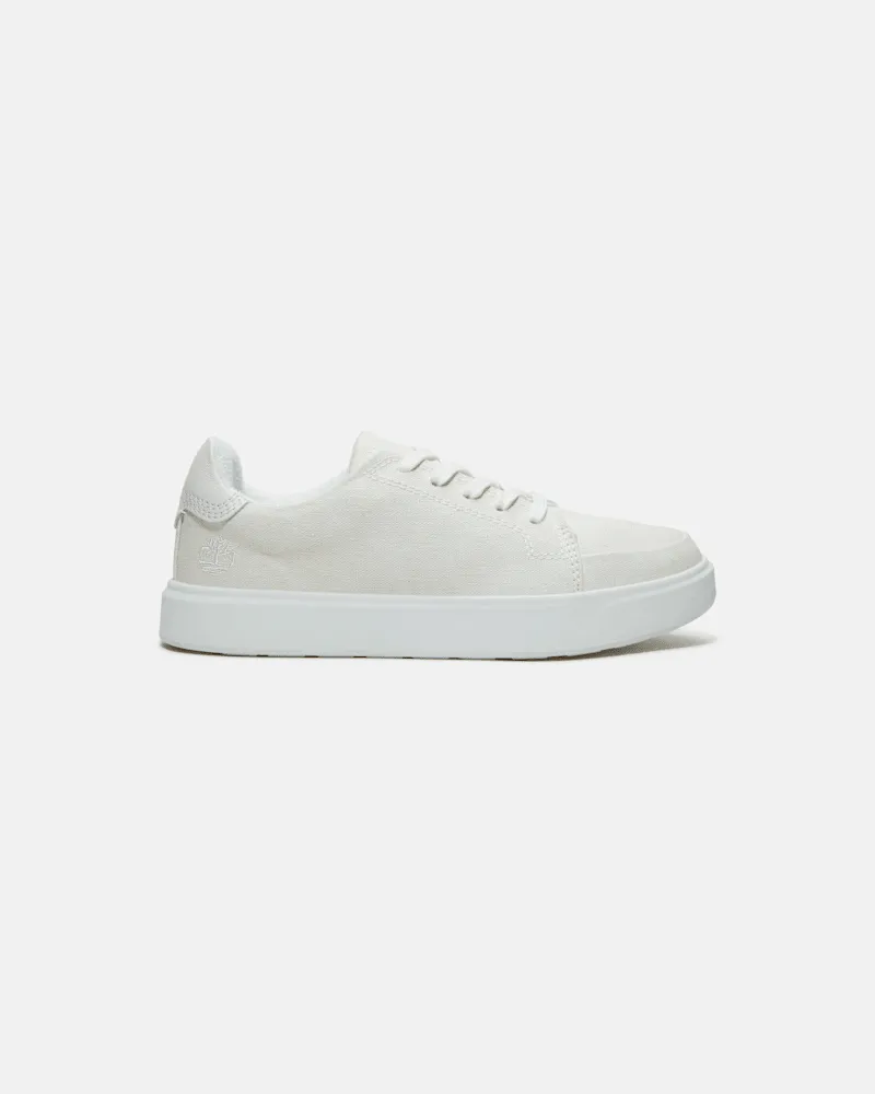 Timberland Emerson Street Low-Top Sneaker zum Schnüren für Damen in Weiß, Damen, Weiß, Größe Weiß