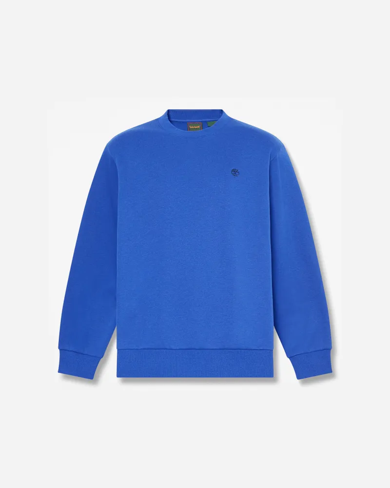 Timberland Oyster River Rundhals-Sweatshirt mit Logo auf der Brust für Herren in Blau, Herren, Blau, Größe Blau
