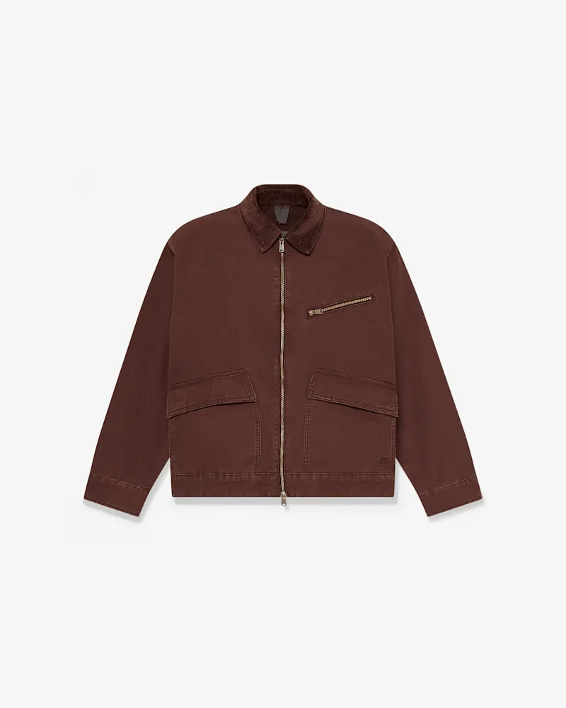 Timberland Strafford Canvas-Jacke für Herren in Dunkelbraun, Herren, Braun, Größe Braun