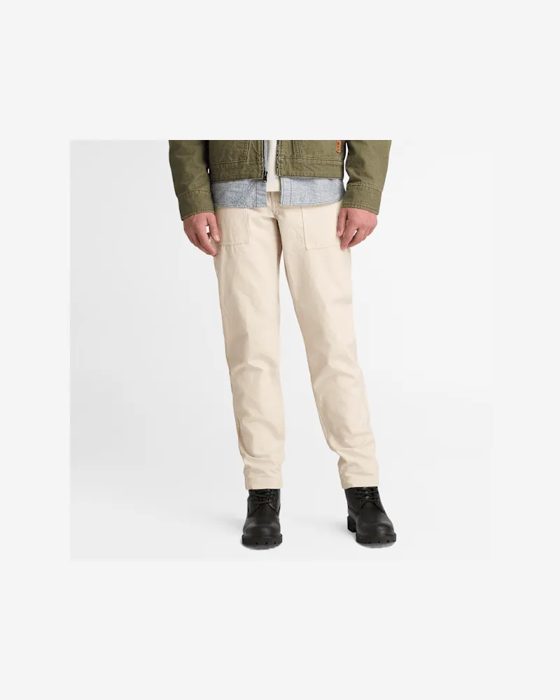 Timberland Goffstown Armeehose aus gewaschenem Canvas für Herren in Ungefärbt, Herren, Beige, Größe Beige