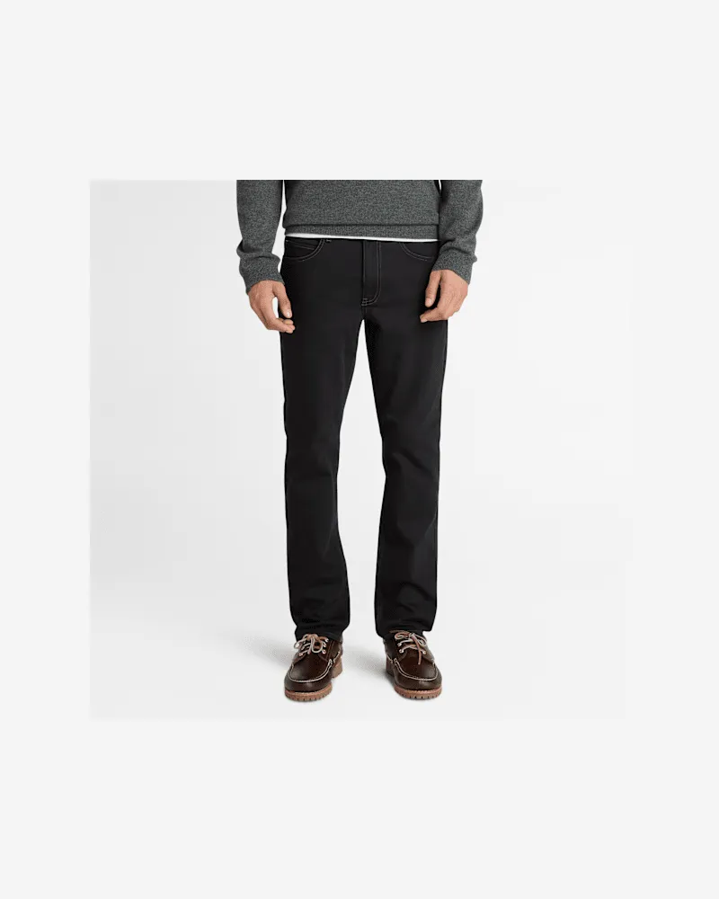 Timberland Schwarze Sandown 5-Pocket-Jeans mit Waschung für Herren in Schwarz, Herren, Schwarz, Größe Schwarz