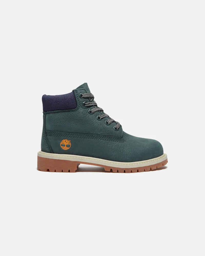 Timberland Wasserdichter Timberland Premium 6-Inch-Boot für Jugendliche in Dunkelgrün, Grün, Größe Grün