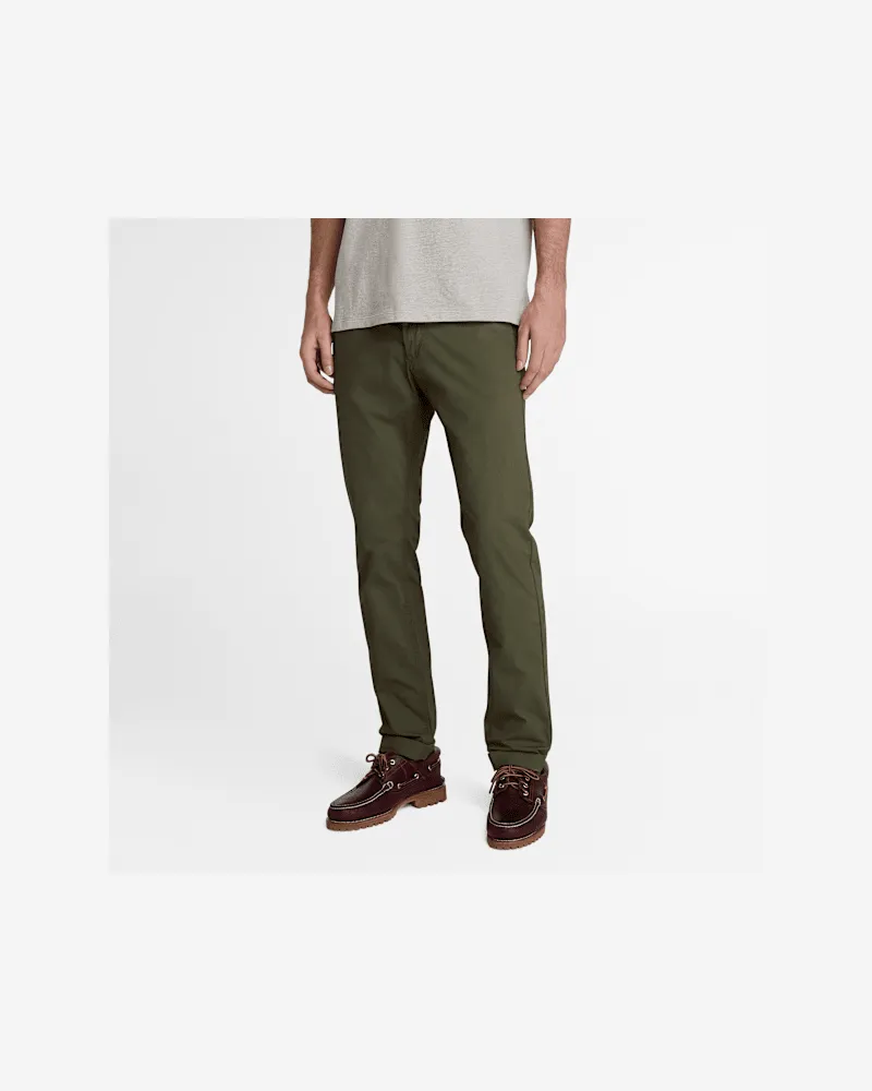 Timberland Claremont Chinohose aus Popeline für Herren in Dunkelgrün, Herren, Grün, Größe Grün