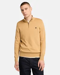 Timberland Williams River Pullover mit Viertelreißverschluss für Herren in , Mann Gelb