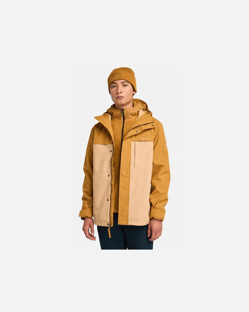 Timberland Benton 3-in-1 Jacke für Herren in Gelb, Herren, Gelb, Größe Gelb