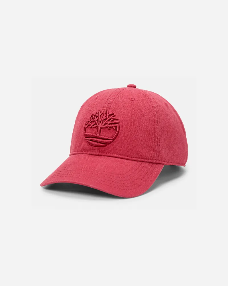 Timberland Soundview Baseballcap mit Stickerei in Rot, Herren, Rot Rot