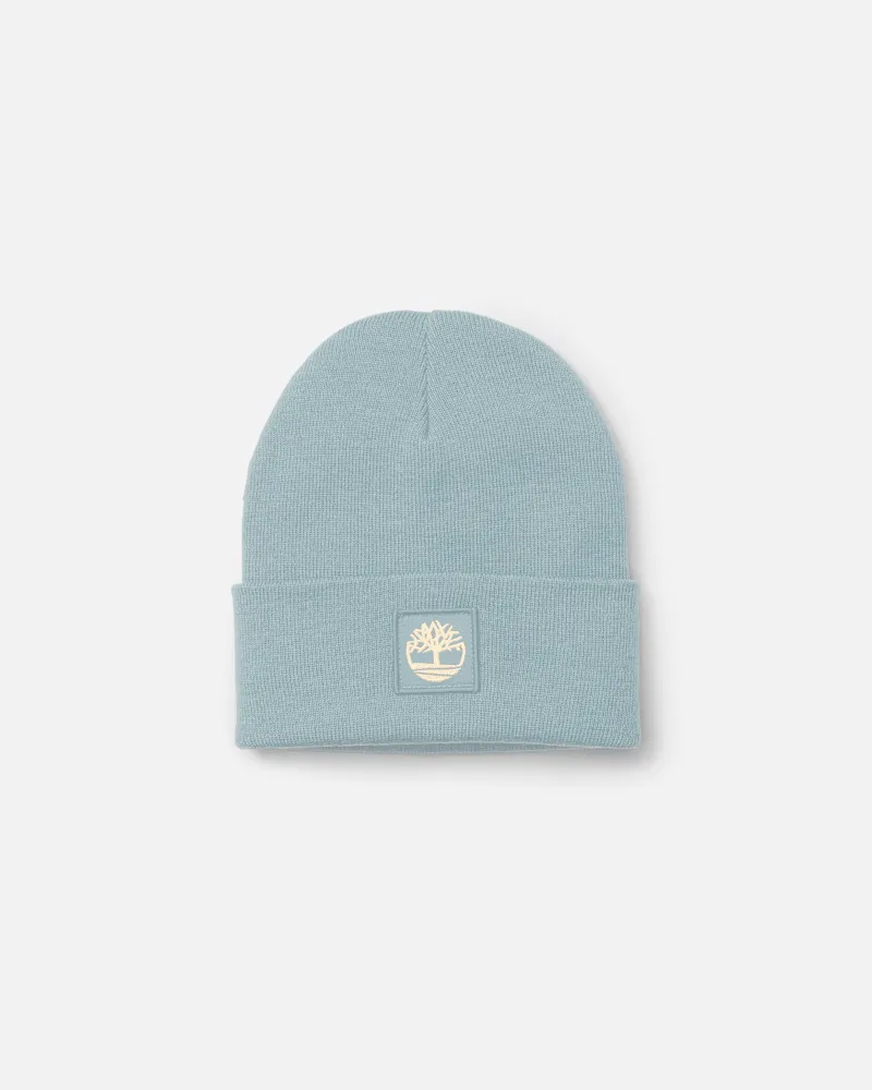 Timberland Ton-in-Ton gehaltene Mütze mit Aufnäher in Grau, Grau Grau