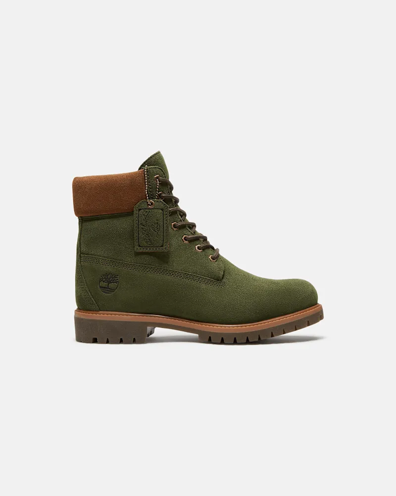 Timberland Wasserdichter Timberland Premium 6-Inch Boot für Herren in Grün, Herren, Grün, Größe Grün