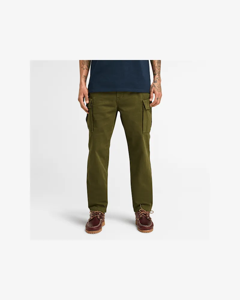 Timberland Brookline Cargohose aus Twill für Herren in , Mann GrüN