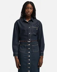 Timberland Refibra Denim Essential Shirt für Damen in Indigo, Frau Blau