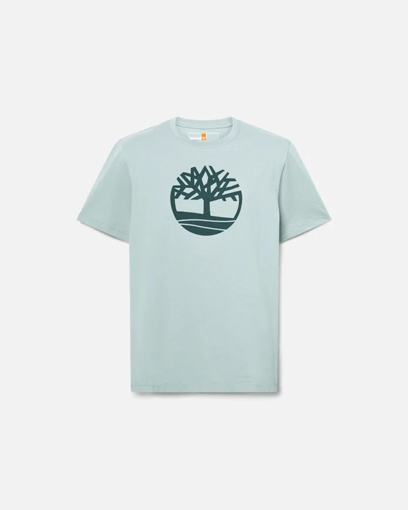 Timberland Kennebec River Kurzarm-T-Shirt mit Baumlogo für Herren in Grau, Herren, Grau, Größe Grau
