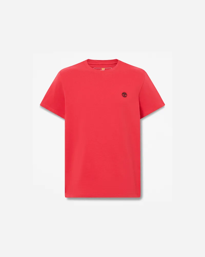 Timberland Dunstan River Kurzarm-T-Shirt für Herren in Rot, Herren, Rot, Größe Rot