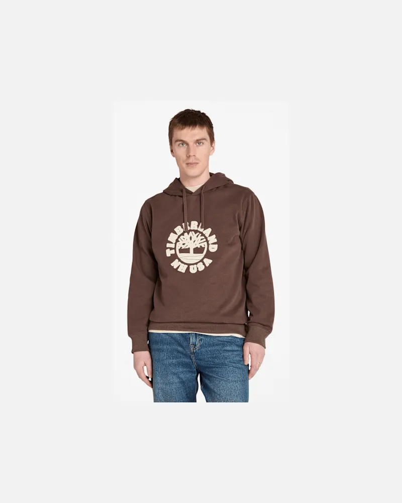 Timberland Holiday Hoodie mit Grafik für Herren in Braun, Herren, Braun, Größe Braun
