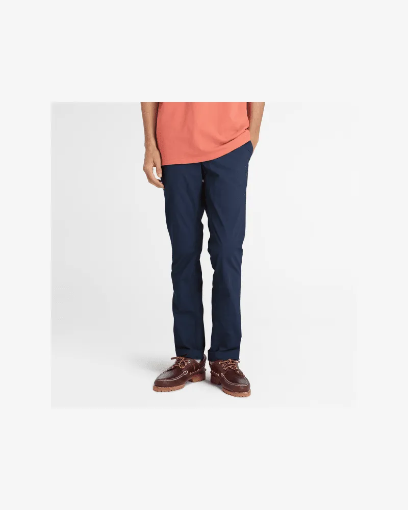 Timberland Claremont Chinohose aus Popeline für Herren in Dunkelblau, Herren, Blau, Größe Blau