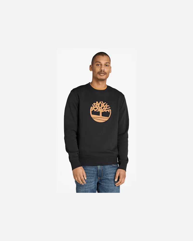 Timberland Kennebec River Sweatshirt mit Rundhalsausschnitt für Herren in Schwarz, Herren, Schwarz, Größe Schwarz