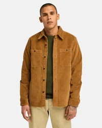 Timberland Hemdjacke aus Cord für Herren in Dunkel, Mann Gelb