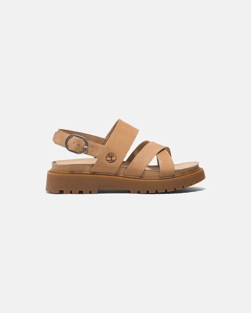 Timberland Clairemont Way Sandale mit Fersenriemen für Damen in Beige, Damen, Beige, Größe Beige