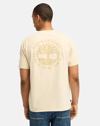 Timberland Merrymack River T-Shirt mit Grafik-Print auf der Rückseite für Herren in , Mann Beige