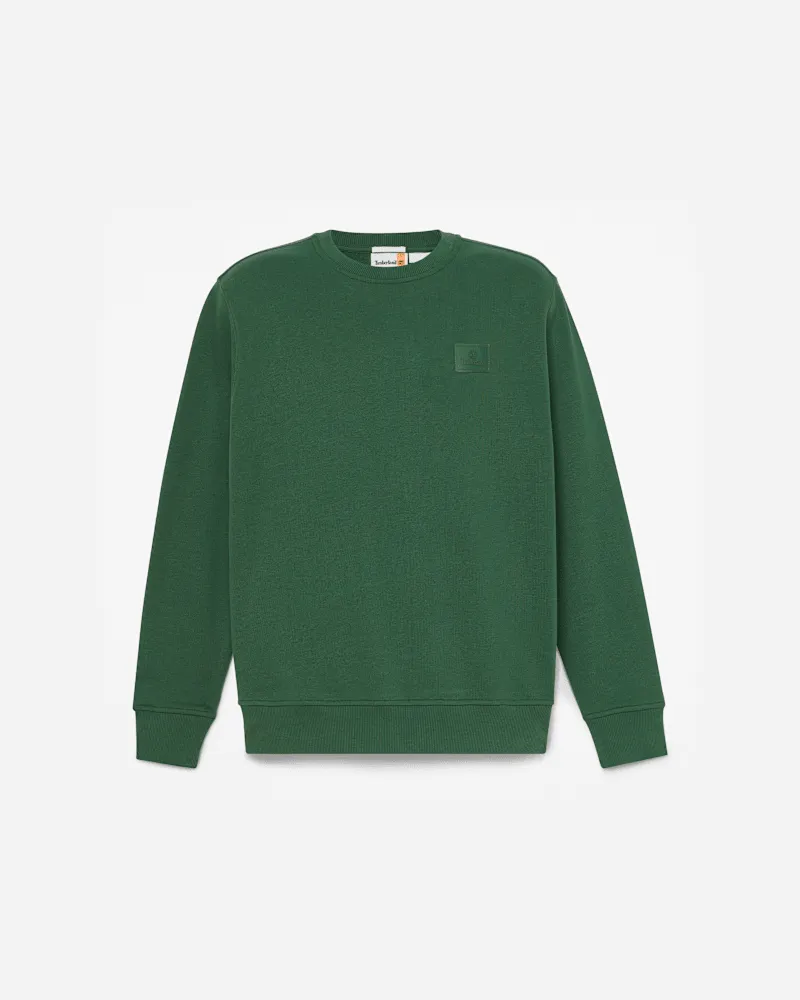 Timberland Silicon Badge Sweatshirt mit Rundhalsausschnitt für Herren in Grün, Grün, Größe Grün