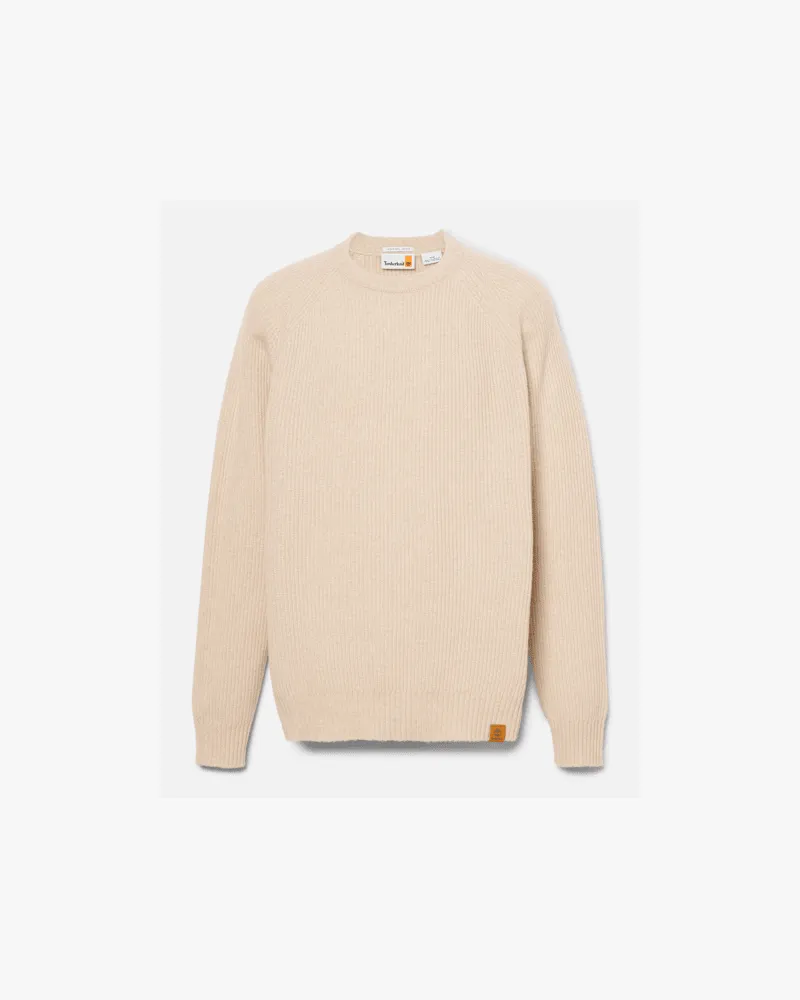 Timberland Phillips Brook Rundhalspullover mit Raglanärmeln für Herren in Beige, Herren, Beige, Größe Beige