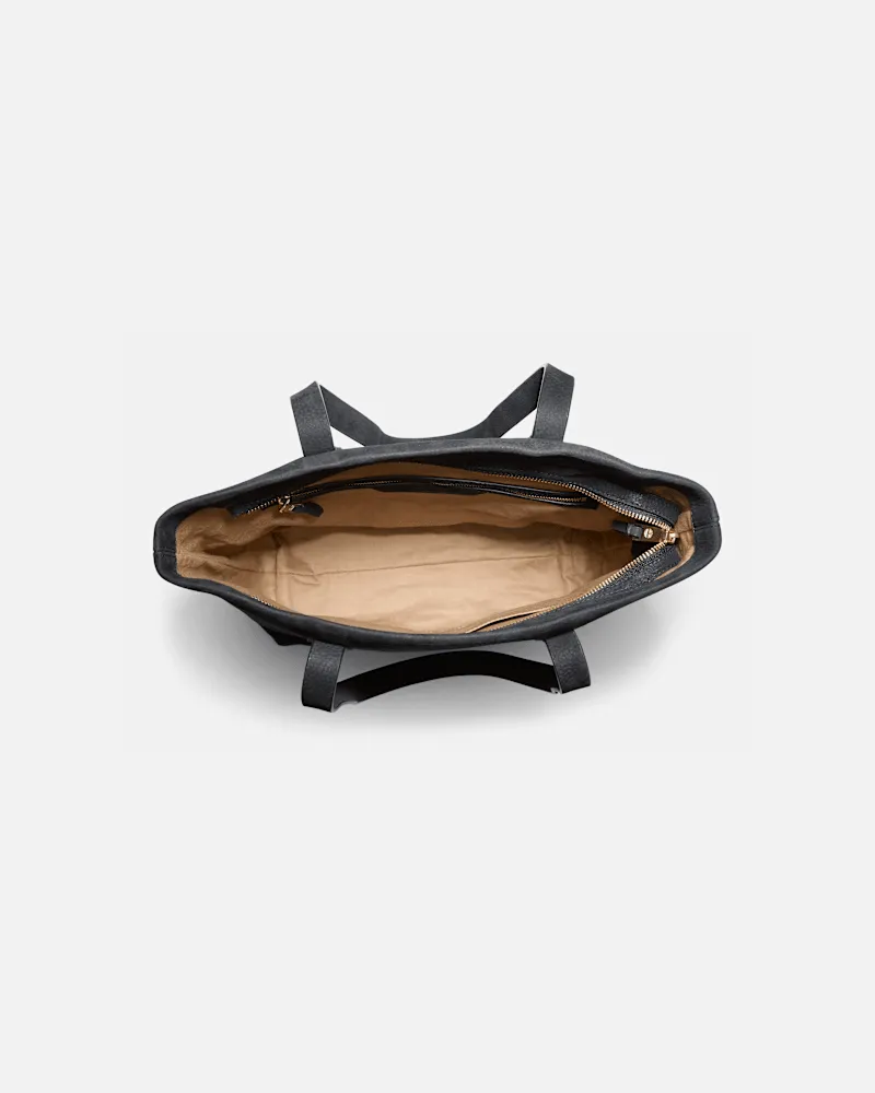 Timberland Tragetasche aus weichem Leder in Schwarz, Damen, Schwarz Schwarz