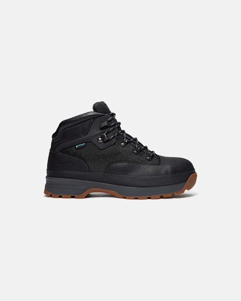Timberland Wasserfester, mittelhoher Timberland PRO Euro Hiker XT Wanderstiefel für Herren in Schwarz, Herren, Schwarz, Größe Schwarz