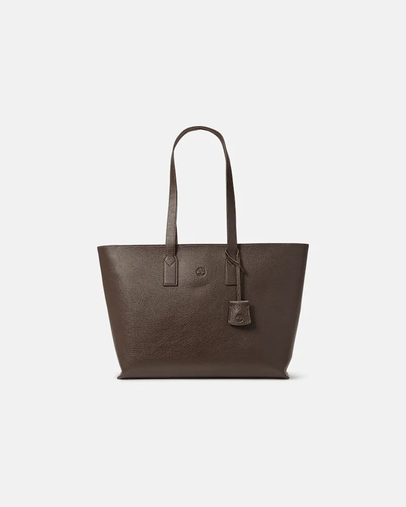 Timberland Tuckerman Tragetasche aus Leder in Dunkelbraun, Damen, Braun Braun