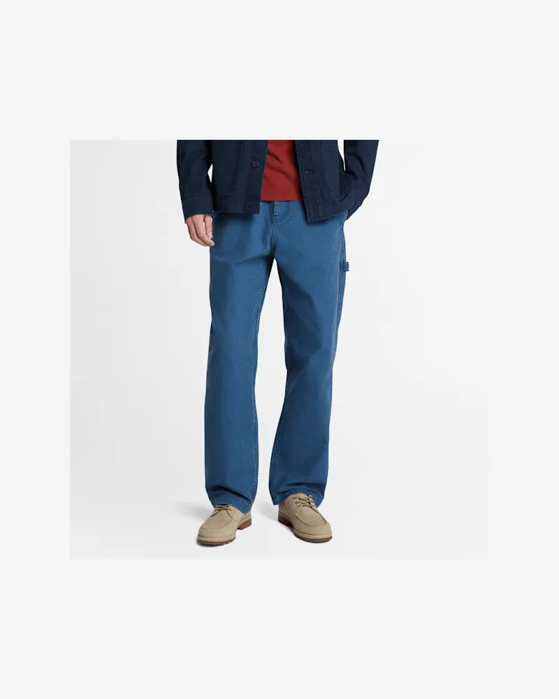 Timberland Rindge Carpenter-Hose aus gewaschenem Canvas für Herren in Dunkelblau, Herren, Blau, Größe Blau