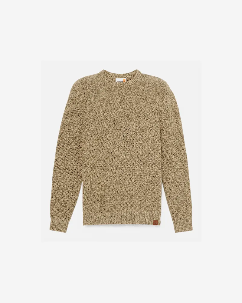 Timberland Strukturierter Baumwollpullover für Herren in Grün, Herren, Grün, Größe Grün