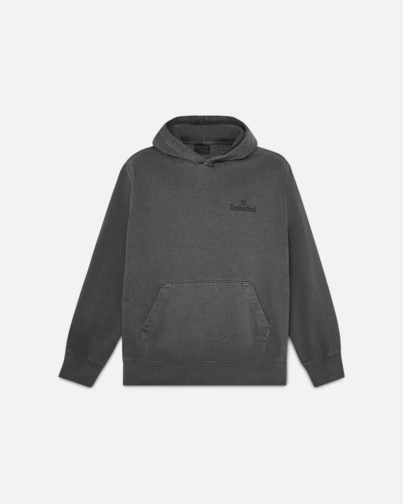 Timberland Stückgefärbter South Cabot Hoodie für Herren in Schwarz, Herren, Schwarz, Größe Schwarz