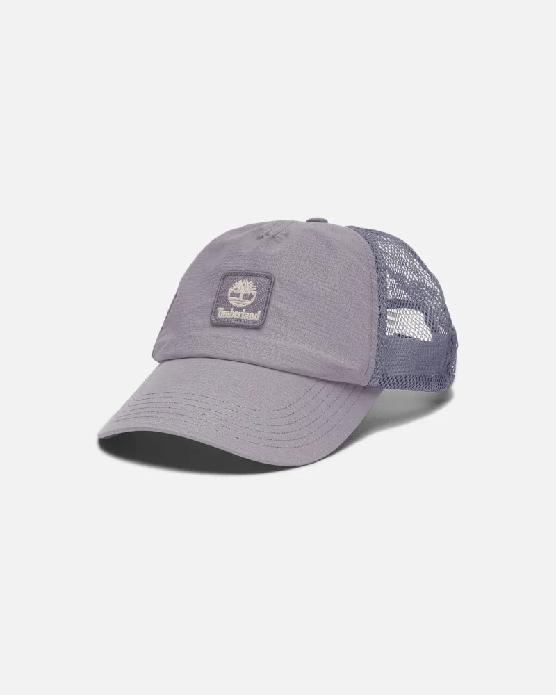Timberland Weich strukturierte Trucker-Cap in Grau, Grau Grau