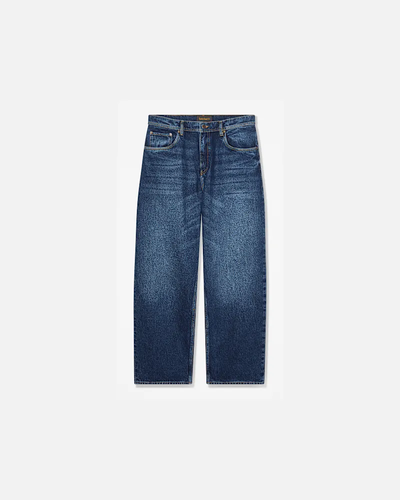 Timberland Denim-Baggyhose für Herren in Dunkelblau, Herren, Blau, Größe Blau