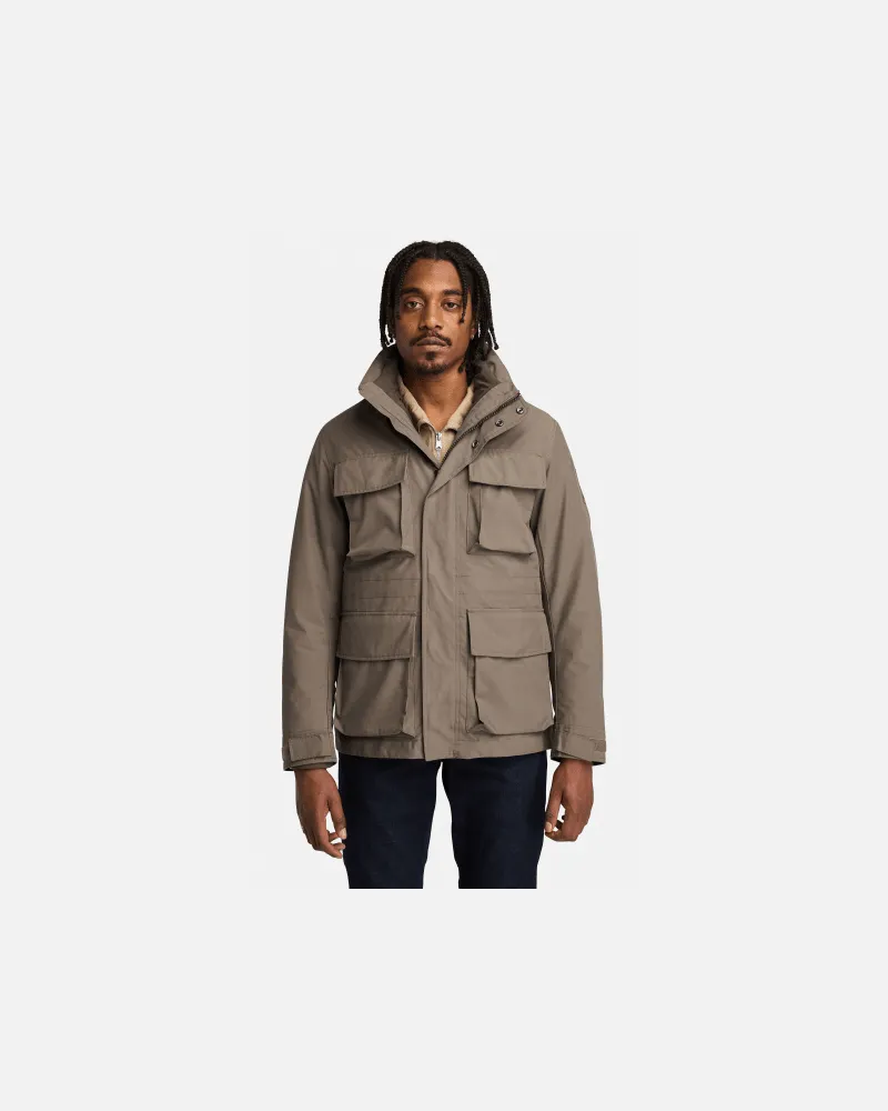 Timberland Wasserdichte Abington 3-in-1-Jacke für Herren in Braun, Herren, Braun, Größe Braun