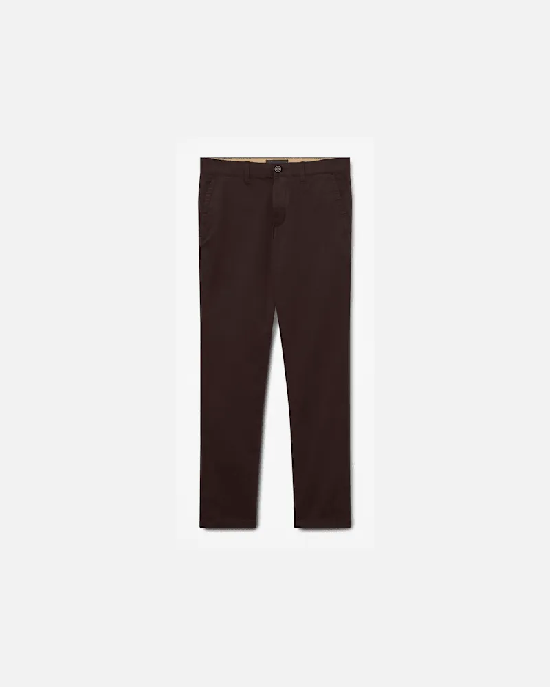 Timberland Schmale Topsfield Chinohose aus Twill für Herren in Dunkelbraun, Herren, Braun, Größe Braun
